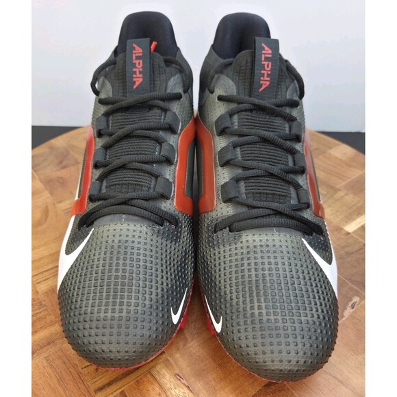 Nike Football Cleats Men\'s Size 11.5 Black Red Alpha Menace Elite 4 FZ7701-004 main image 7